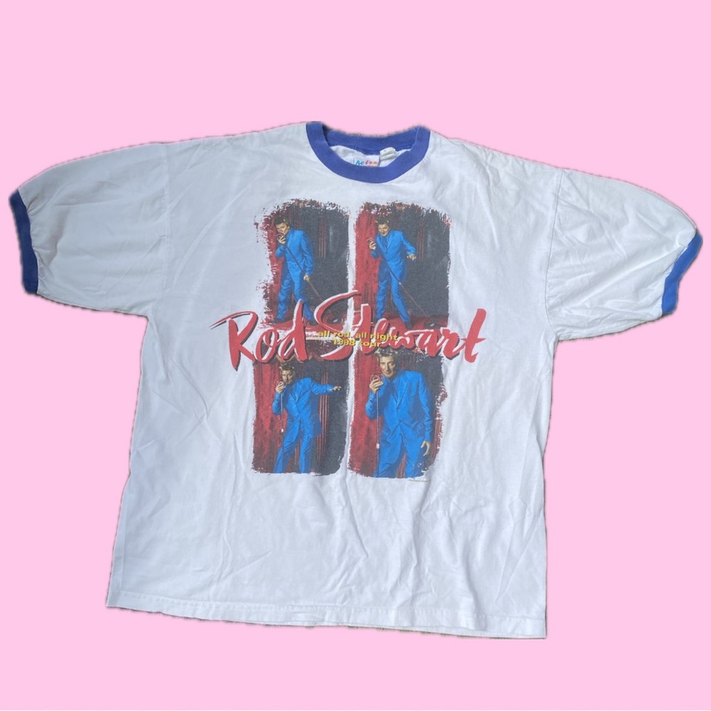 2/$30 Vintage Rod Stewart Men’s Tshirt 1998 Tour